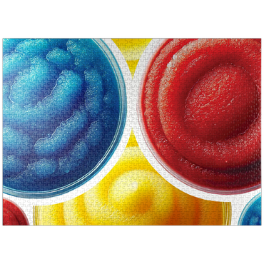 puzzleplate Macro Photography: Frozen Slushie Trio 1000 Jigsaw Puzzle