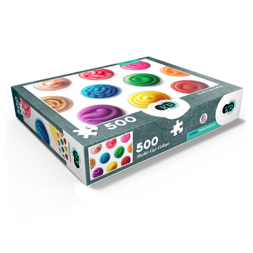 Macro Photography: Slushie Cup Collage 500 Jigsaw Puzzle box view1