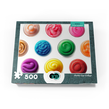 Macro Photography: Slushie Cup Collage 500 Jigsaw Puzzle box view3