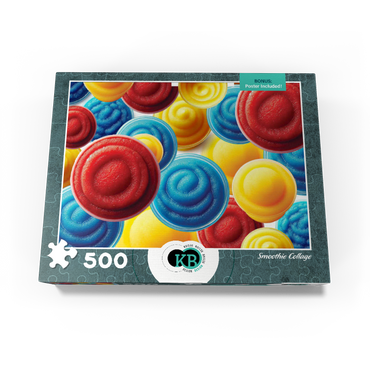 Macro Photography: Smoothie Collage 500 Jigsaw Puzzle box view3