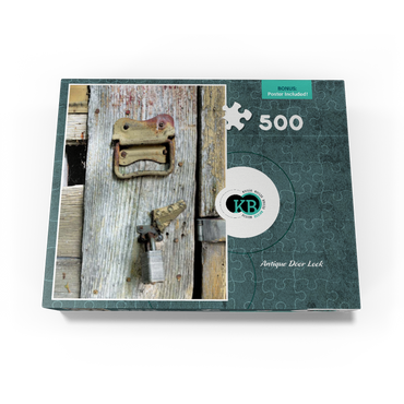 Antique Door Lock 500 Jigsaw Puzzle box view3