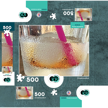 Macro Photography: Condensation 500 Jigsaw Puzzle box 3D Modell