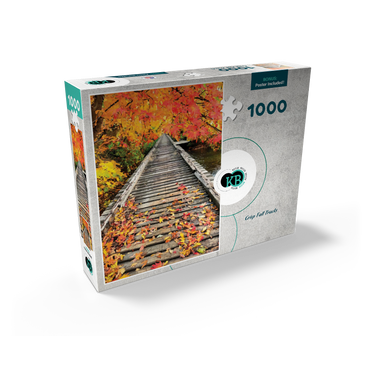 Nature Photography: Crisp Fall Tracks 1000 Jigsaw Puzzle box view2