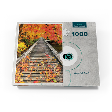 Nature Photography: Crisp Fall Tracks 1000 Jigsaw Puzzle box view3