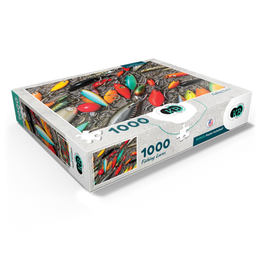 Colorful Fishing Lures 1000 Jigsaw Puzzle box view1