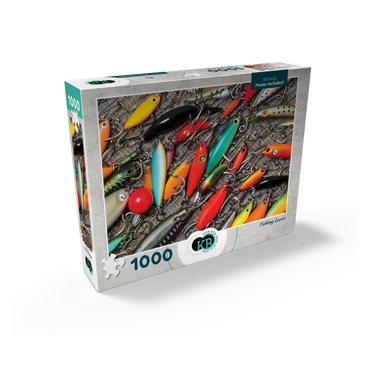 Colorful Fishing Lures 1000 Jigsaw Puzzle box view2