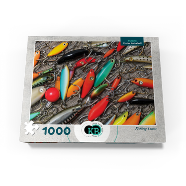 Colorful Fishing Lures 1000 Jigsaw Puzzle box view3