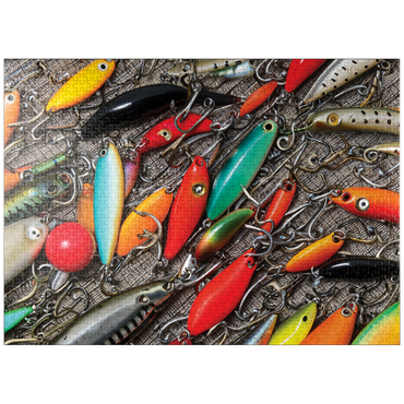 puzzleplate Colorful Fishing Lures 1000 Jigsaw Puzzle