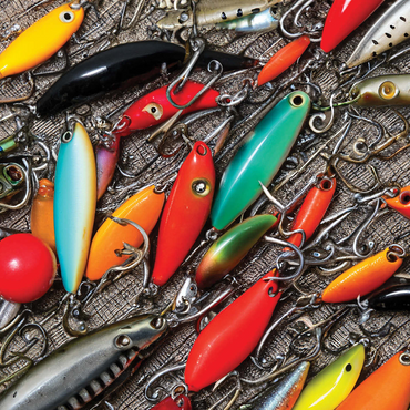 Colorful Fishing Lures 1000 Jigsaw Puzzle 3D Modell