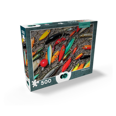 Colorful Fishing Lures 500 Jigsaw Puzzle box view2