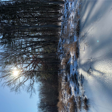 Nature Photography: Frozen Winter Sunrise 1000 Jigsaw Puzzle 3D Modell