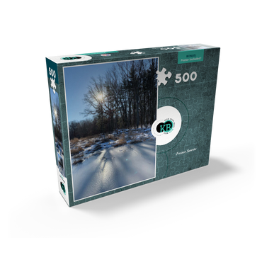 Nature Photography: Frozen Winter Sunrise 500 Jigsaw Puzzle box view2