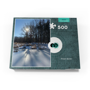Nature Photography: Frozen Winter Sunrise 500 Jigsaw Puzzle box view3