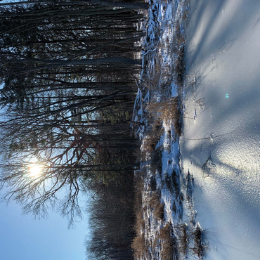 Nature Photography: Frozen Winter Sunrise 500 Jigsaw Puzzle 3D Modell