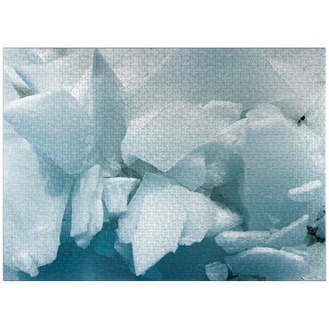 puzzleplate Nature Photography: Frozen Winter Lake 1000 Jigsaw Puzzle