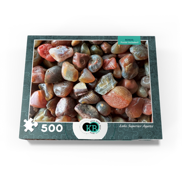 Macro Photography: Lake Superior Agates, no.2 500 Jigsaw Puzzle box view3