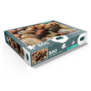 Macro Photography: Lake Superior Agates, no.3 500 Jigsaw Puzzle box view1