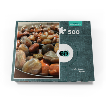 Macro Photography: Lake Superior Agates, no.4 500 Jigsaw Puzzle box view3