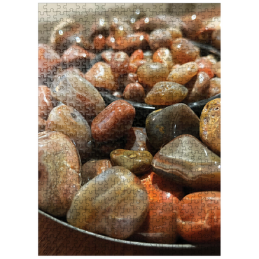 puzzleplate Macro Photography: Lake Superior Agates, no.4 500 Jigsaw Puzzle