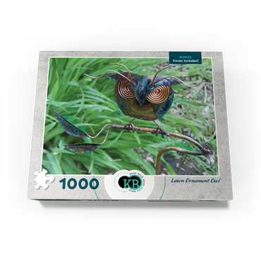 Lawn Ornament Owl 1000 Jigsaw Puzzle box view3