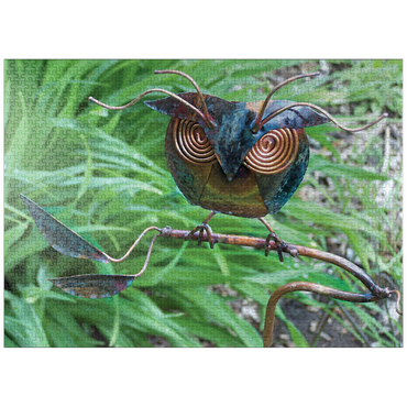 puzzleplate Lawn Ornament Owl 1000 Jigsaw Puzzle