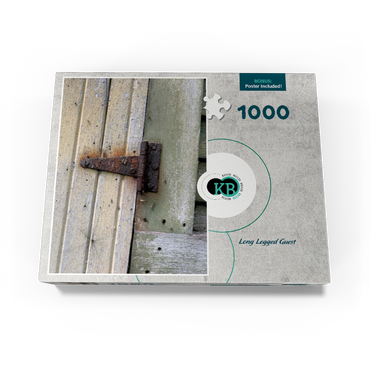 Antique Door Hinge with Long-Legged Spider 1000 Jigsaw Puzzle box view3