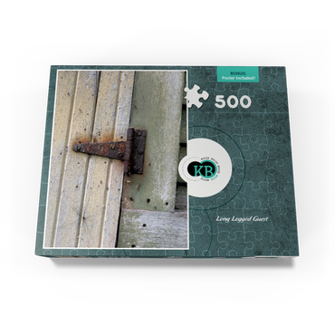 Antique Door Hinge with Long-Legged Spider 500 Jigsaw Puzzle box view3