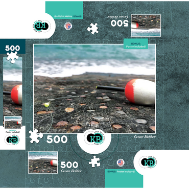 Macro Photography: Ocean Bobber 500 Jigsaw Puzzle box 3D Modell