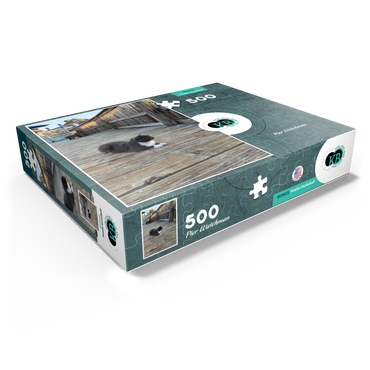 Cat on Deck: Pier Watchman 500 Jigsaw Puzzle box view1