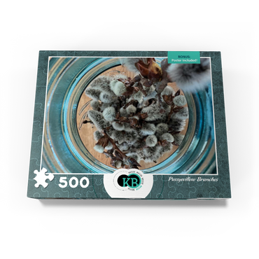 Macro Photography: Pussywillow Branches 500 Jigsaw Puzzle box view3