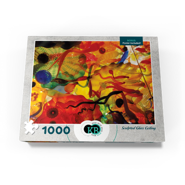 Sculpted Glass Ceiling 1000 Jigsaw Puzzle box view3