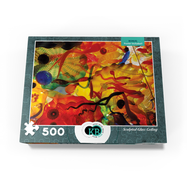 Sculpted Glass Ceiling 500 Jigsaw Puzzle box view3