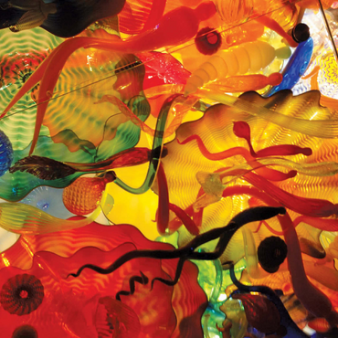 Sculpted Glass Ceiling 500 Jigsaw Puzzle 3D Modell