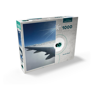 Airplane Soaring Above the Clouds 1000 Jigsaw Puzzle box view2