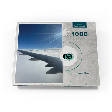 Airplane Soaring Above the Clouds 1000 Jigsaw Puzzle box view3