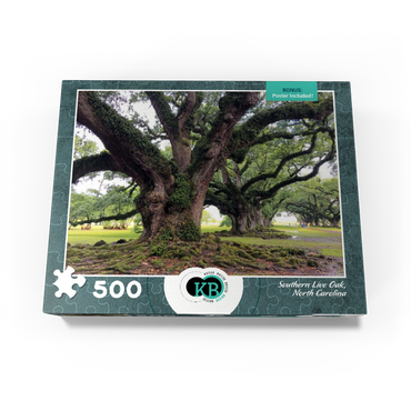 Nature Photography: Southern Live Oak, North Carolina, no.1 500 Jigsaw Puzzle box view3