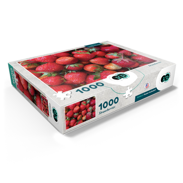 Macro Photography: Strawberries Collage 1000 Jigsaw Puzzle box view1