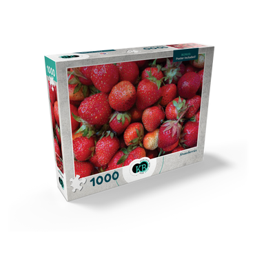 Macro Photography: Strawberries Collage 1000 Jigsaw Puzzle box view2