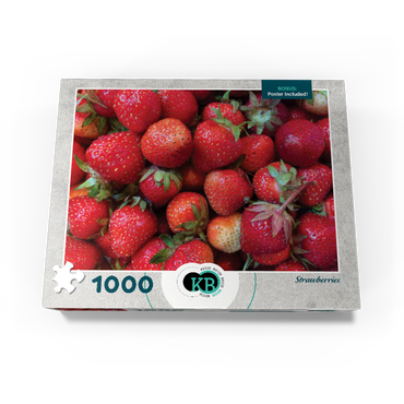 Macro Photography: Strawberries Collage 1000 Jigsaw Puzzle box view3