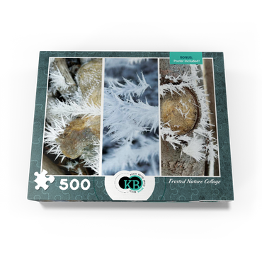 Nature Photography: Frosted Wintery Collage 500 Jigsaw Puzzle box view3