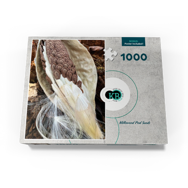 Nature Photography: Milkweed Seeds Pod 1000 Jigsaw Puzzle box view3
