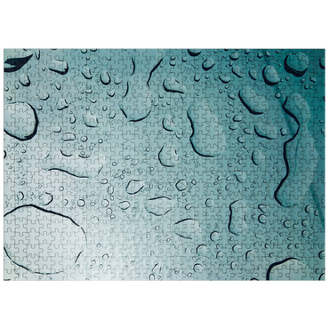 puzzleplate Macro Photography: Water Droplet, no.1 500 Jigsaw Puzzle