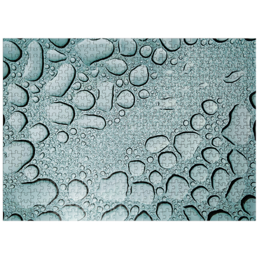 puzzleplate Macro Photography: Water Droplet, no.2 500 Jigsaw Puzzle