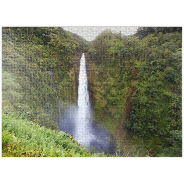 puzzleplate Hawaii, The Big Island: Akaka Falls 1000 Jigsaw Puzzle