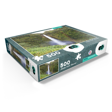 Hawaii, The Big Island: Akaka Falls 500 Jigsaw Puzzle box view1