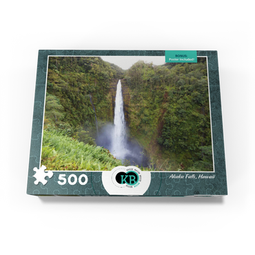 Hawaii, The Big Island: Akaka Falls 500 Jigsaw Puzzle box view3