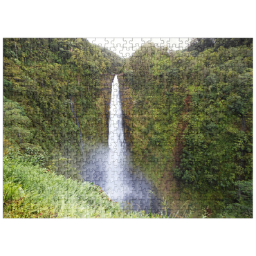 puzzleplate Hawaii, The Big Island: Akaka Falls 500 Jigsaw Puzzle