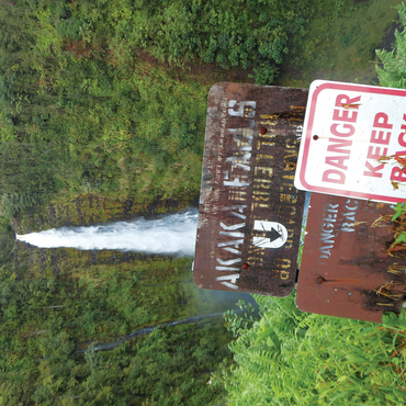 Hawaii, The Big Island: Akaka Falls Signage 500 Jigsaw Puzzle 3D Modell