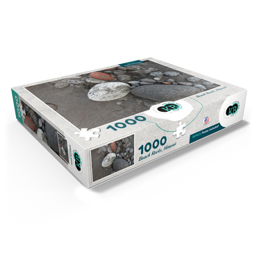 Hawaii, The Big Island: Black Sand Beach, Rocks 1000 Jigsaw Puzzle box view1