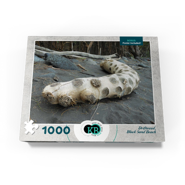 Hawaii, The Big Island: Driftwood, Black Sand Beach 1000 Jigsaw Puzzle box view3